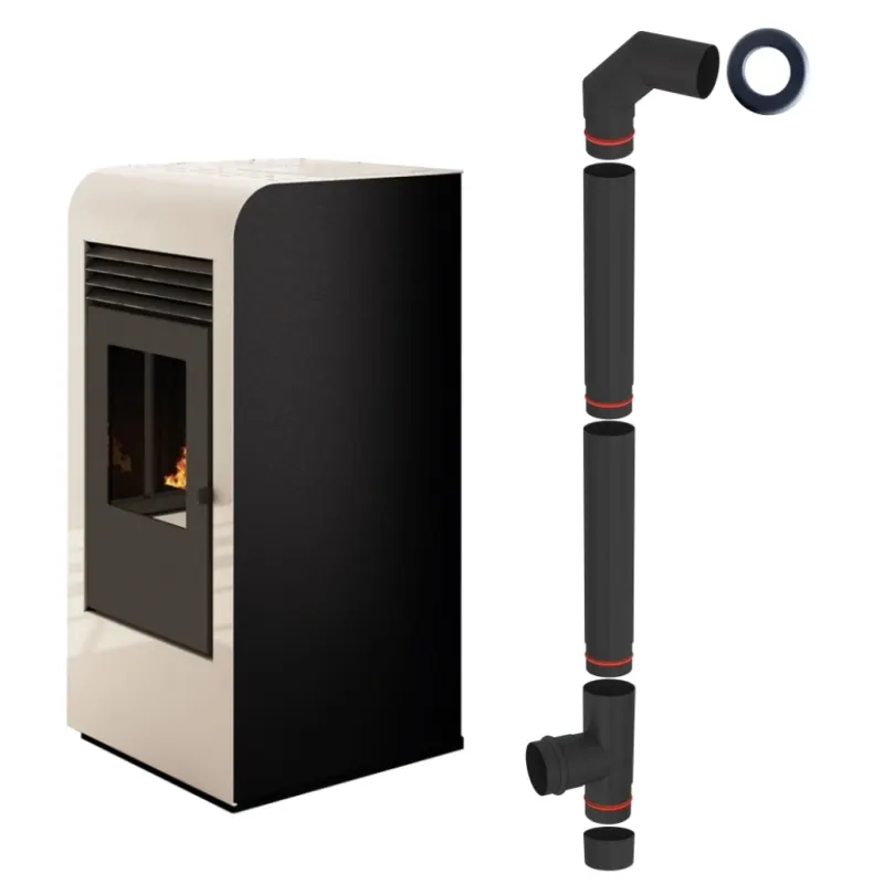 SOBA PE PELETI 2.5-9.5 KW - GIADA SNOW + piese racordare