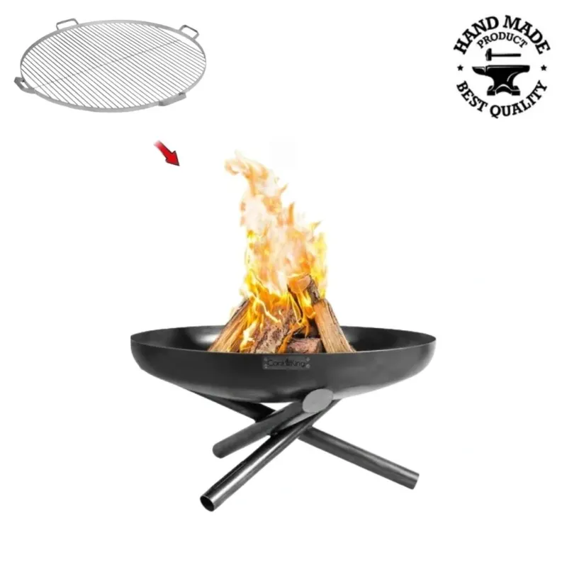Pachet Vatra INDIANA 80 cm cu grilaj inox
