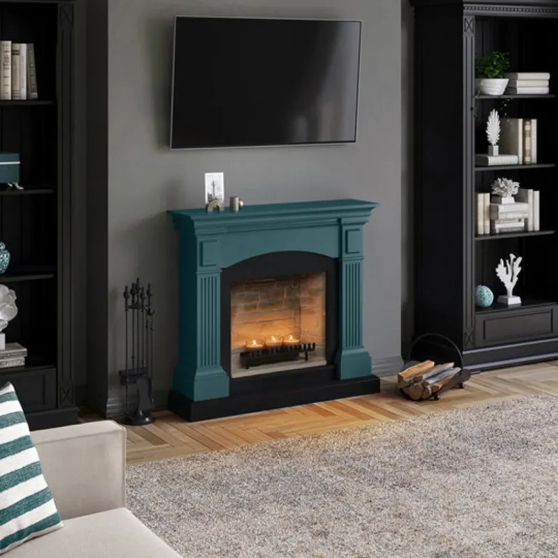 Magna Soft Turquoise Semineu cu lumanari ZenFlame