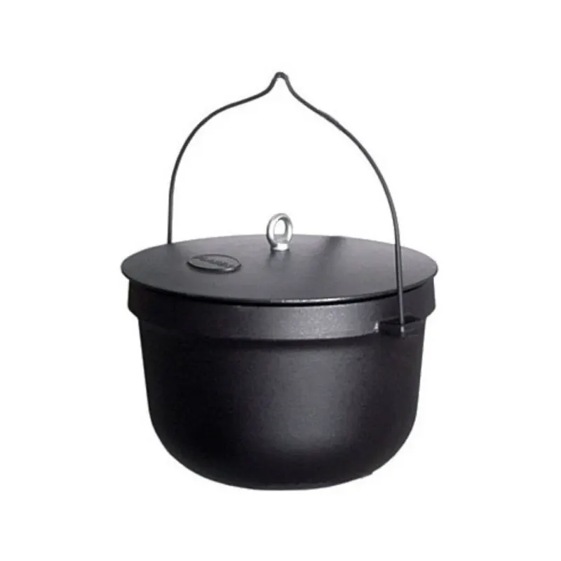 Ceaun de fonta cu capac - 20l