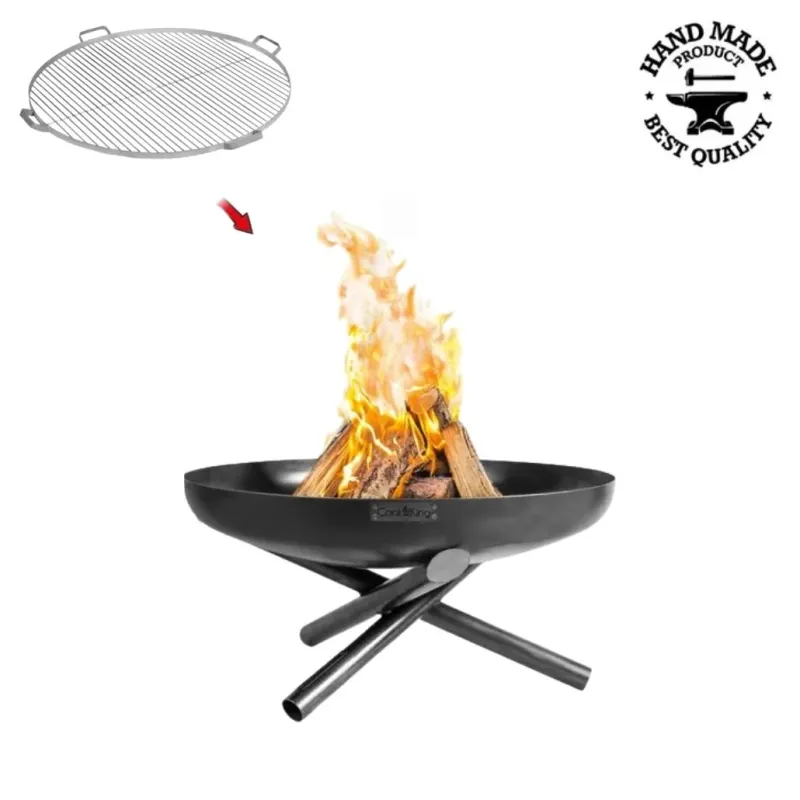 Pachet Vatra INDIANA 60 cm cu grilaj inox