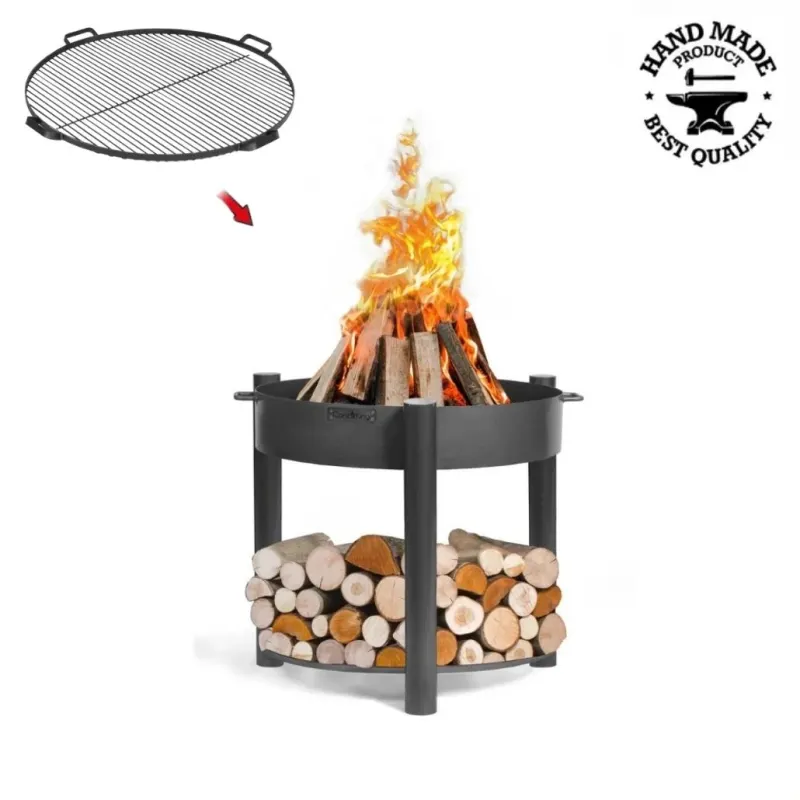 Pachet Vatra MONTANA HIGH 80 cm cu grilaj otel