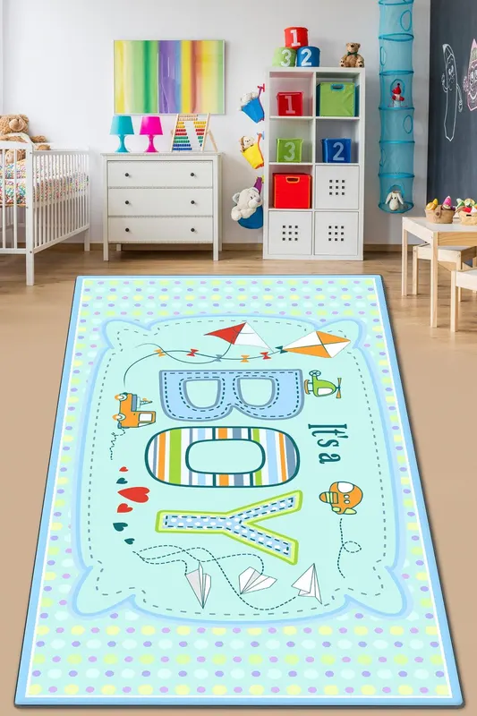 Covor de Copii It's A Boy, Multicolor (diverse dimensiuni) - Multicolor / Multicolor
