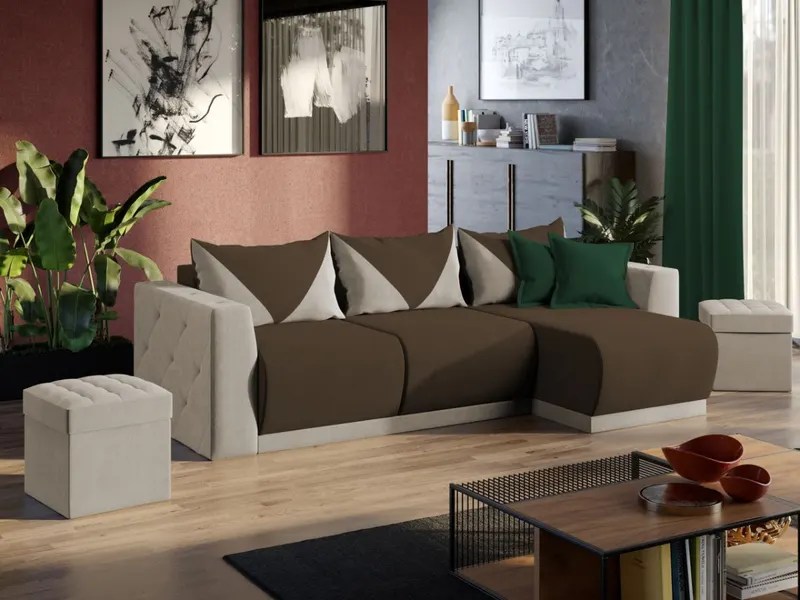 Coltar Luna Maro / Crem — imaginea 2