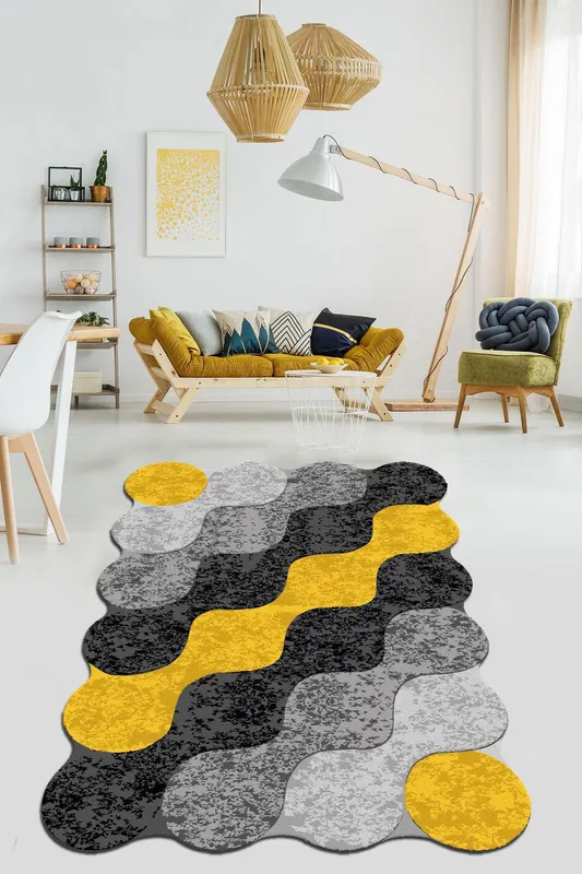 Covor de Hol Circle, Multicolor (diverse dimensiuni) - arsiv9 / Multicolor