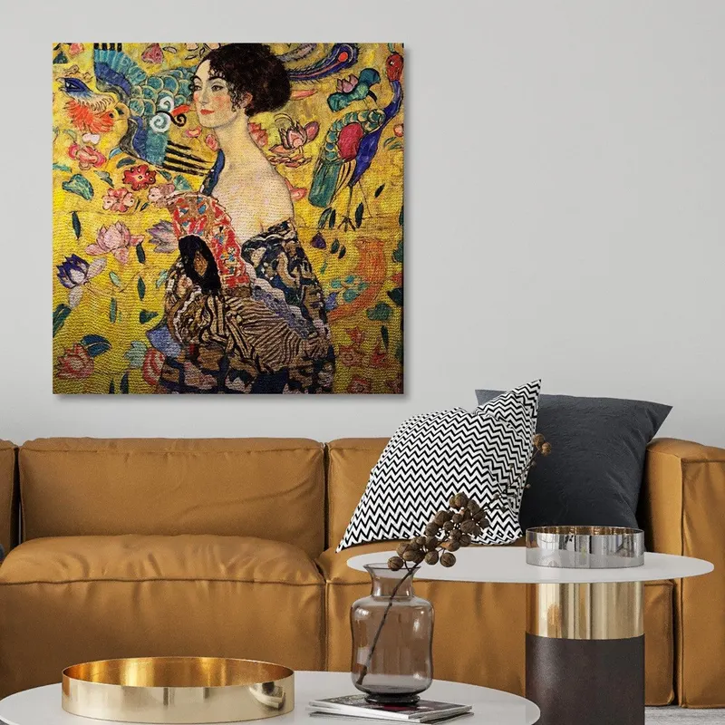 Tablou Canvas KNV4405_7070, Multicolor, 70x70 cm - Multicolor