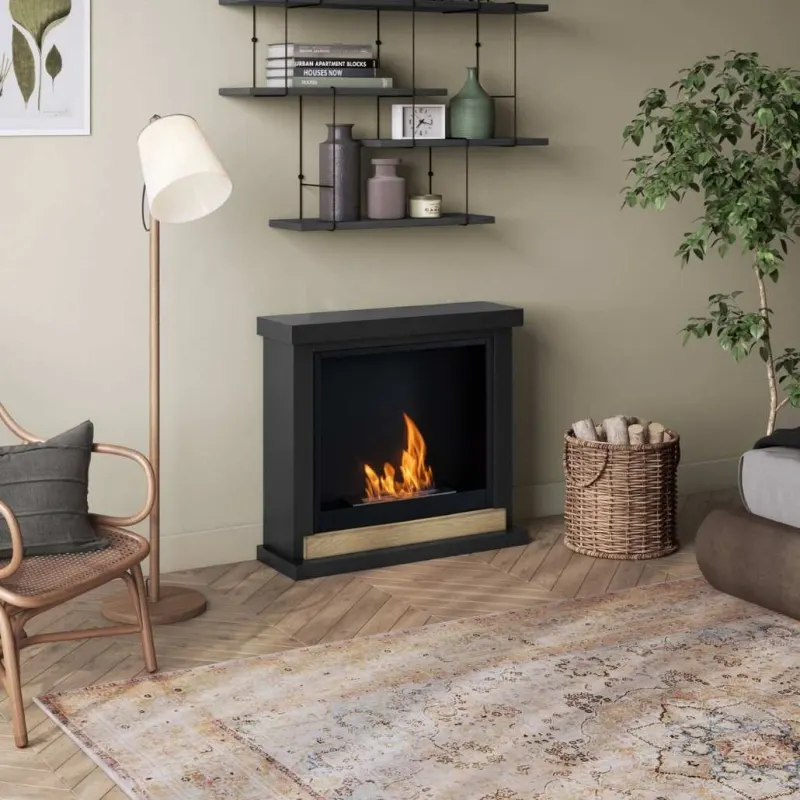 Hagen Deep Black Semineu cu bioetanol FreeFlame