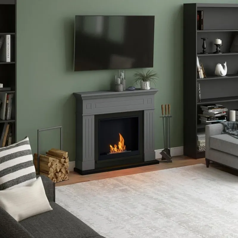 Larsen Solid Grey Semineu cu bioetanol FreeFlame