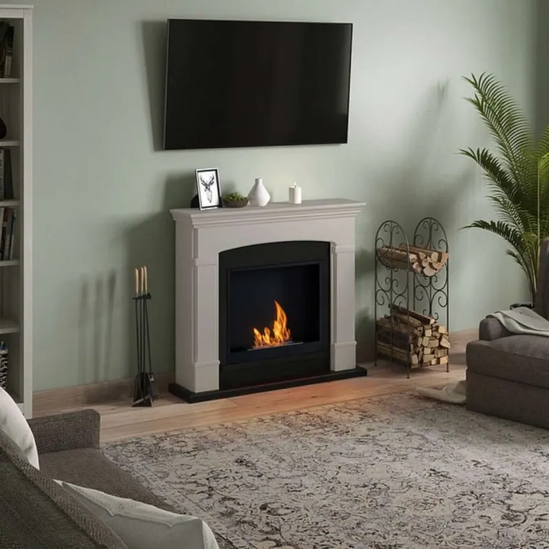 Helmi Light Beige Semineu cu bioetanol FreeFlame