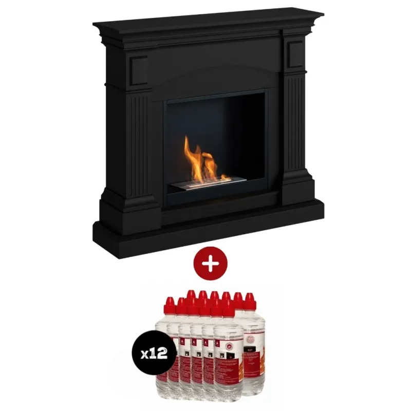 Pachet Magna Deep Black Semineu + 12L bioetanol
