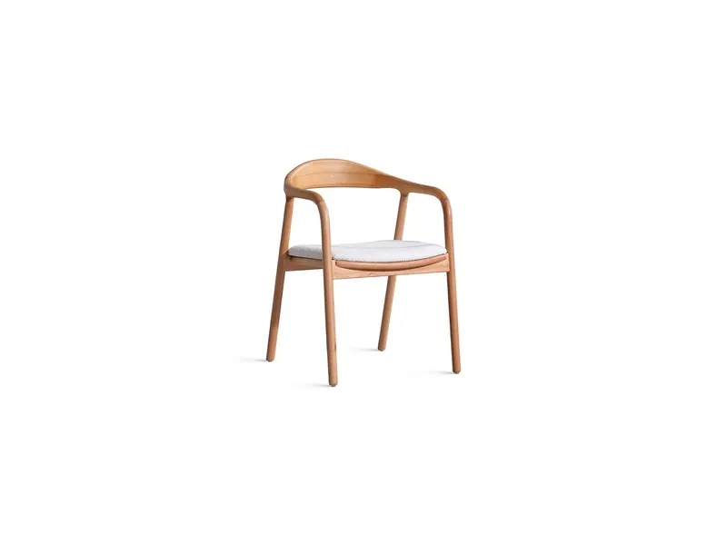 Scaun Alessa, Natur, 54x68x76 cm - Natural