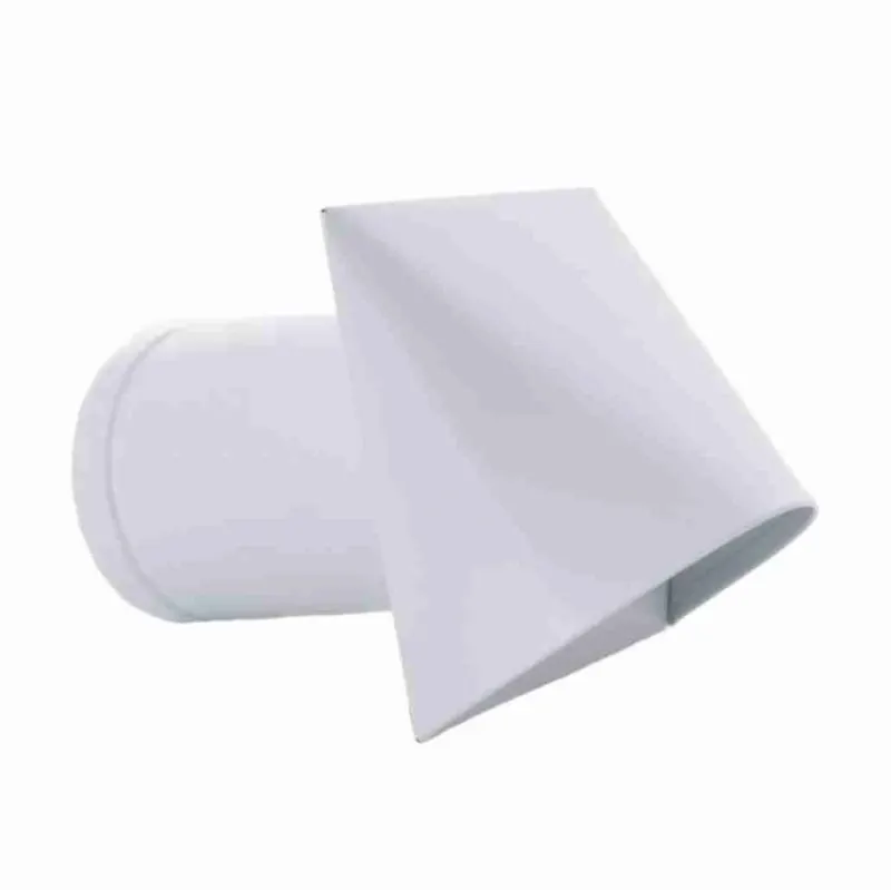Grila admisie alba fi100 - anti vant/ploaie