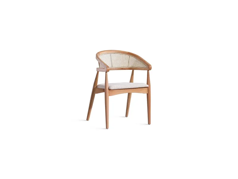 Scaun Belen, Natur, 54x49x79 cm - Natural