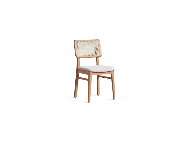 Scaun Lotus, Natur, 45x48x85 cm - Natural