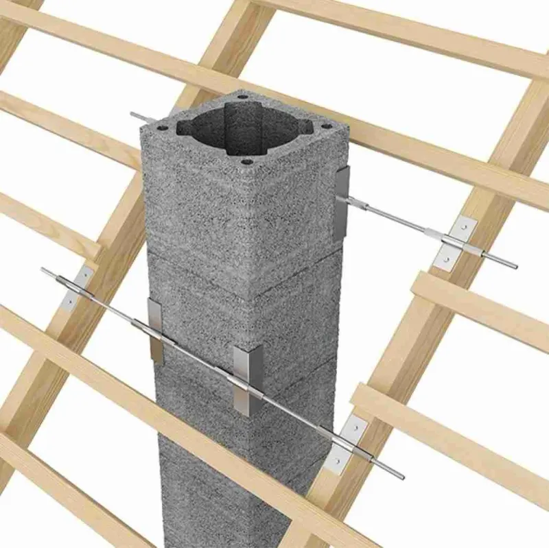 Suport Rigidizare Cos Fum M20-1.25M - Trecere Acoperis