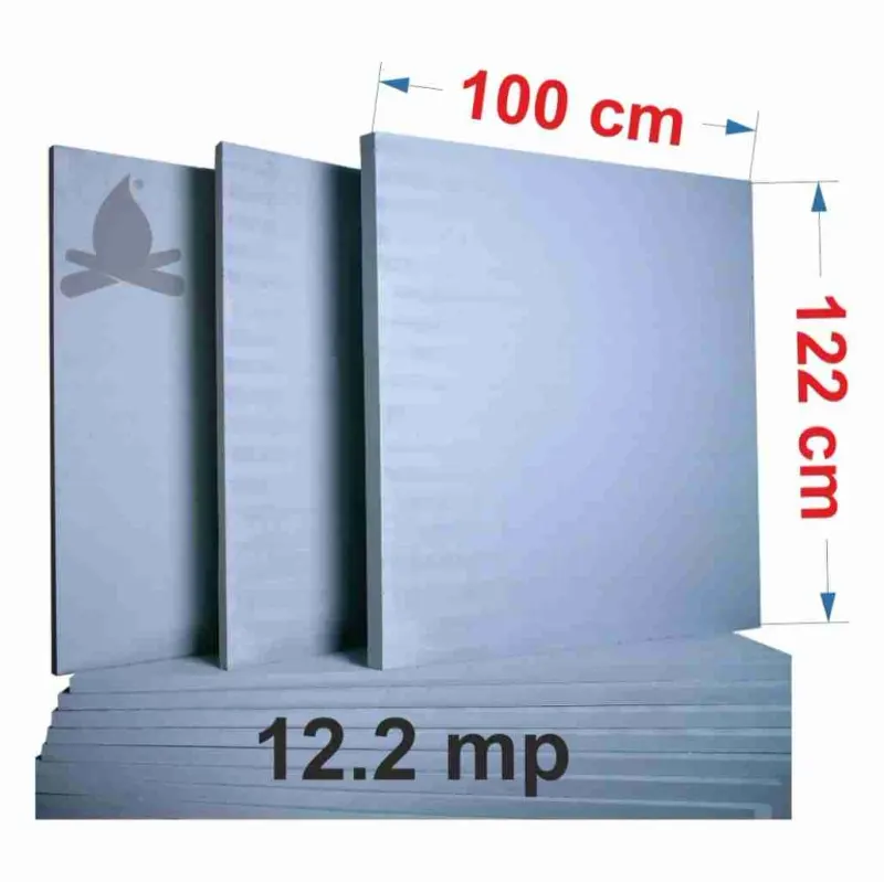 Pachet 10 x Placi XL constructie semineu 3cm