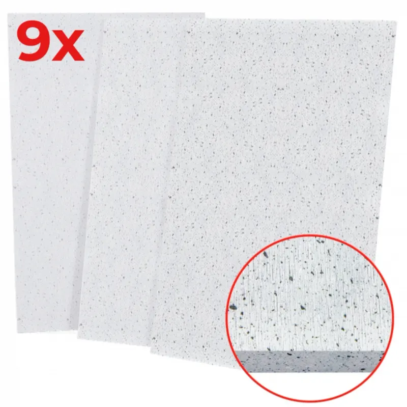 Pachet 9x Placi Radiante pentru Transfer Termic SILCAHEAT® 600C