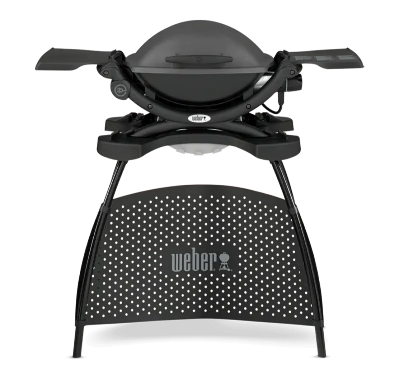 Gratar electric Weber Q 1400 - Antracit cu suport