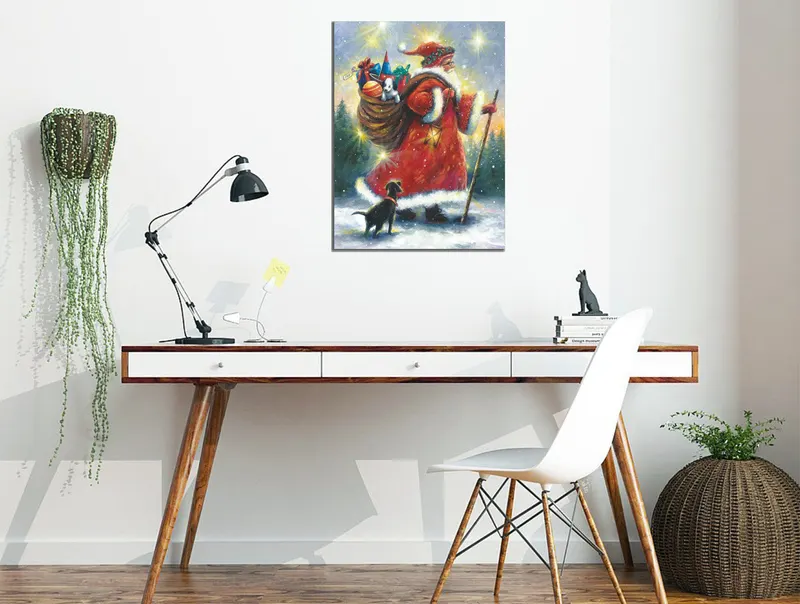 Tablou canvas DC176, Multicolor, 30x40x3 cm - Multicolor