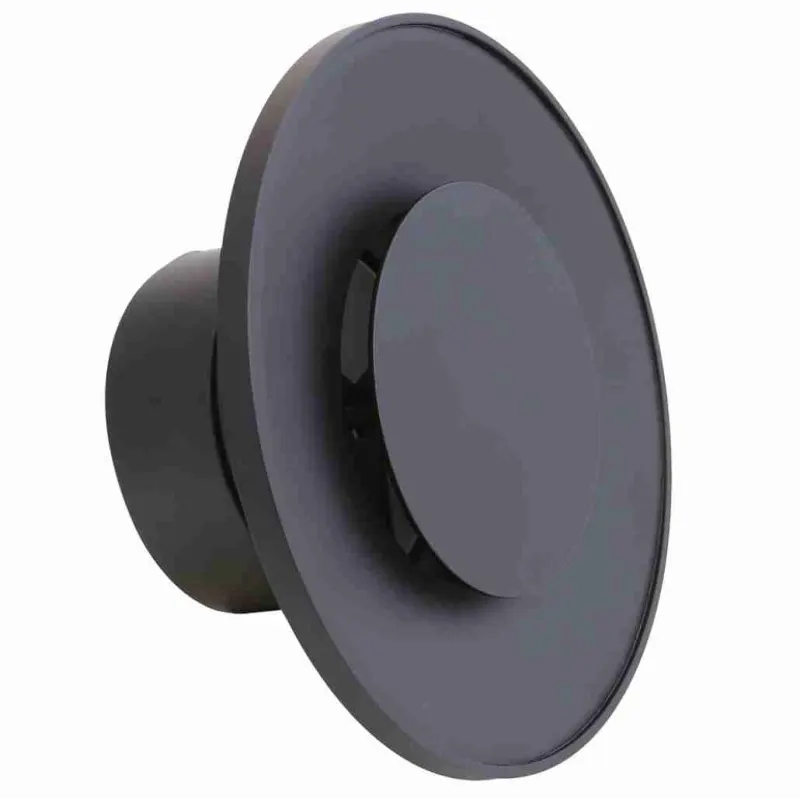 Anemostat negru - fi160 - Modern
