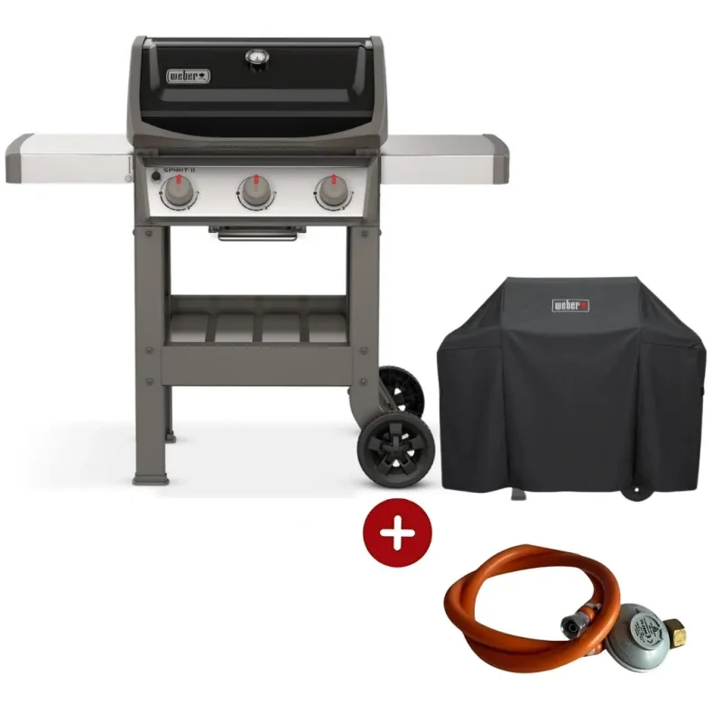 Starter Pack Weber - Gratar pe gaz Spirit II E-310 GBS + Regulator