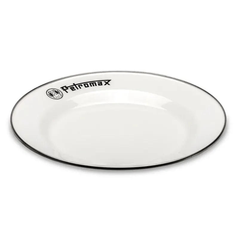 Set farfurii emailate albe 26 cm Petromax