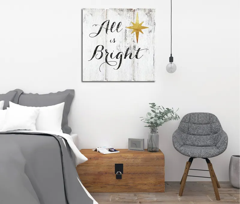 Tablou canvas KC188, Multicolor, 45x45x3 cm - Multicolor