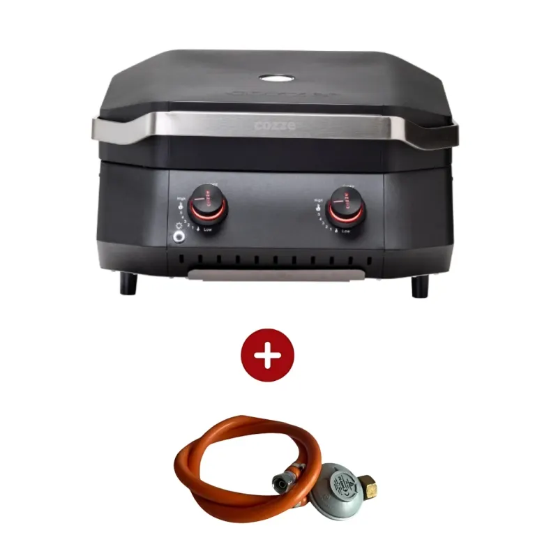 Cozze G-500 Plancha gaz, 2 arzatoare + Regulator