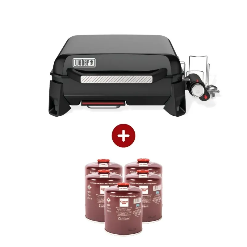 Gratar pe gaz Weber Slate GP 43 + 5 Rezerve gaz
