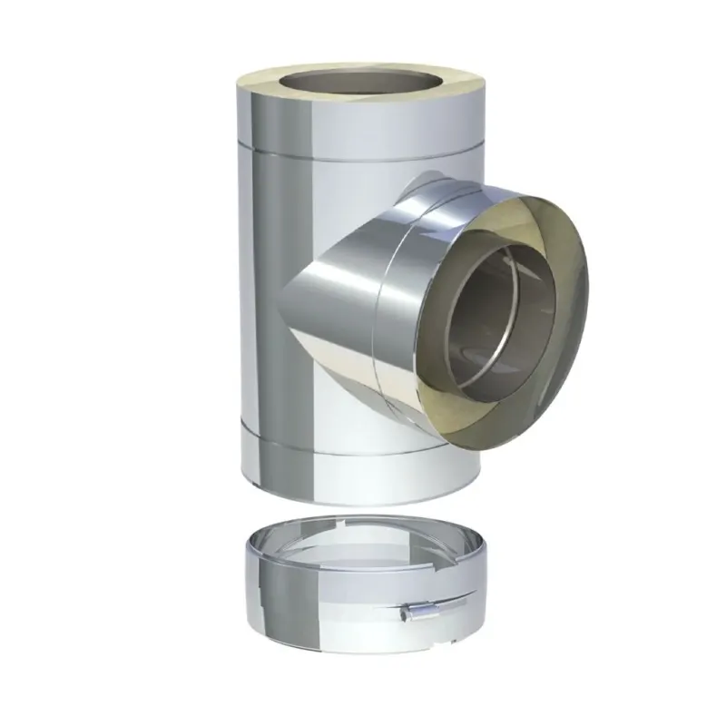 Racord T Tub inox izolat - DW ECO 50 PRO FI180 - 90GR