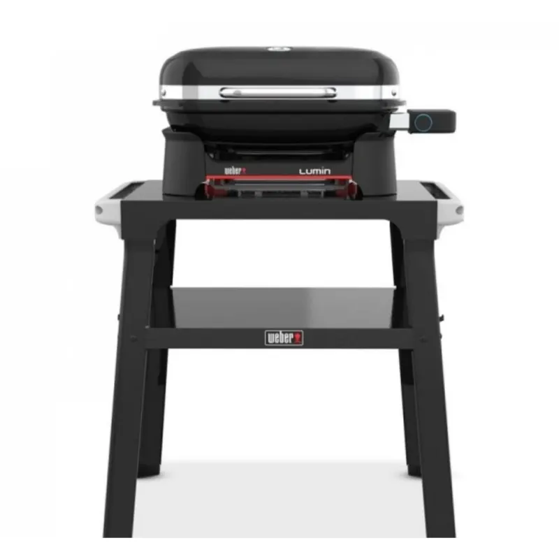 Gratar electric Lumin Compact cu suport - Negru