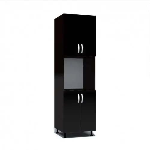 Soldat 60 cu 4 usi cu spatiu cuptor Zebra negru