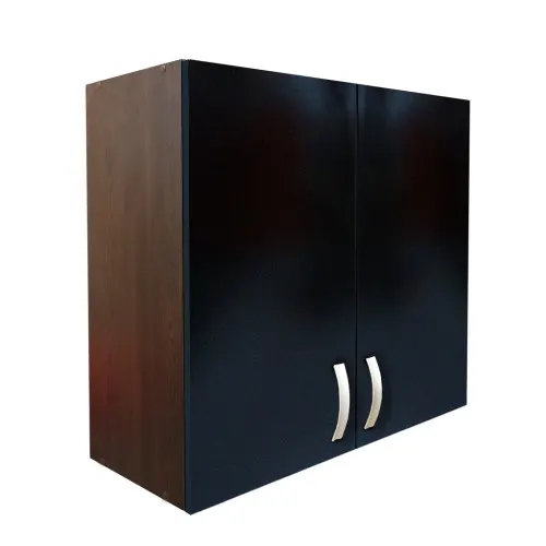 Corp superior 80 cu 2 usi cu scurgator de vase Zebra negru