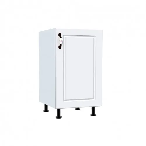 Corp inferior 50 cu 1 usa Zebra MDF alb drept