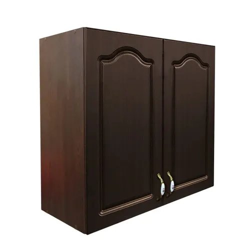 Corp superior 80 cu 2 usi cu scurgator de vase Zebra MDF mustata wenge