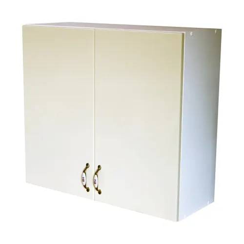Corp superior 80 cu 2 usi cu scurgator de vase Zebra MDF vanilie simplu