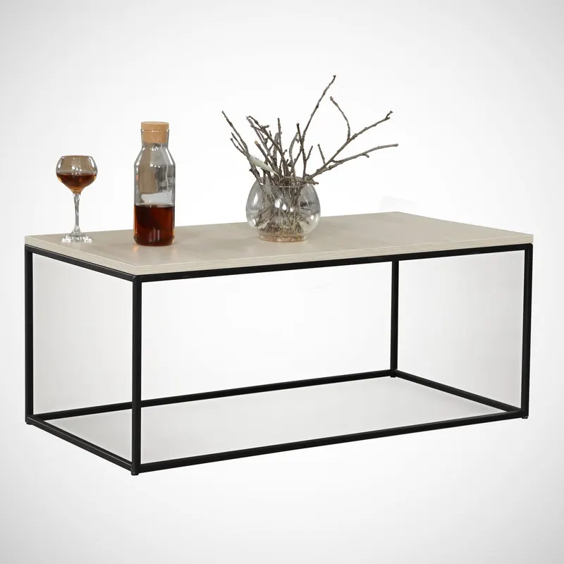 Măsuță de cafea Cosco, Diverse culori, 95x55x43 cm - Stejar