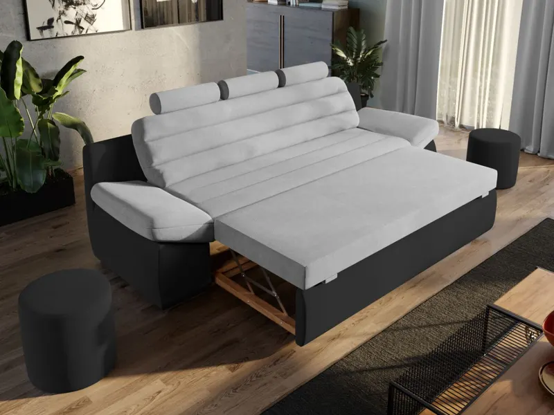 Canapea Quinn Gri Deschis / Gri Antracit — imaginea 3