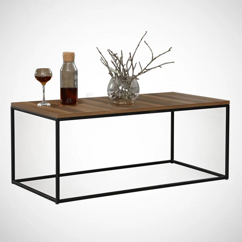 Măsuță de cafea Cosco, Diverse culori, 95x55x43 cm - Nuc