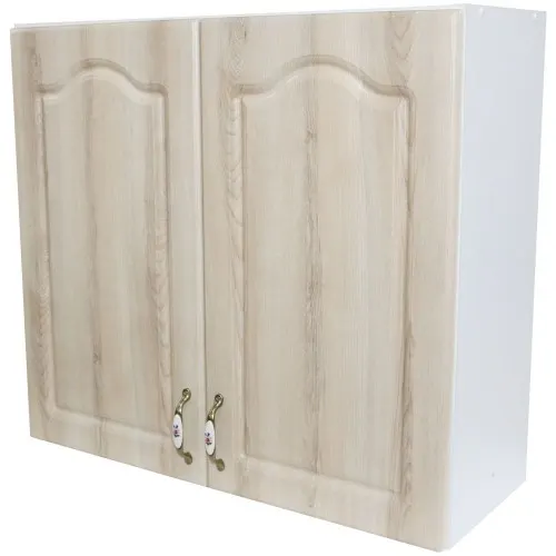 Corp superior 80 cu 2 usi cu scurgator de vase Zebra MDF sonoma mustata