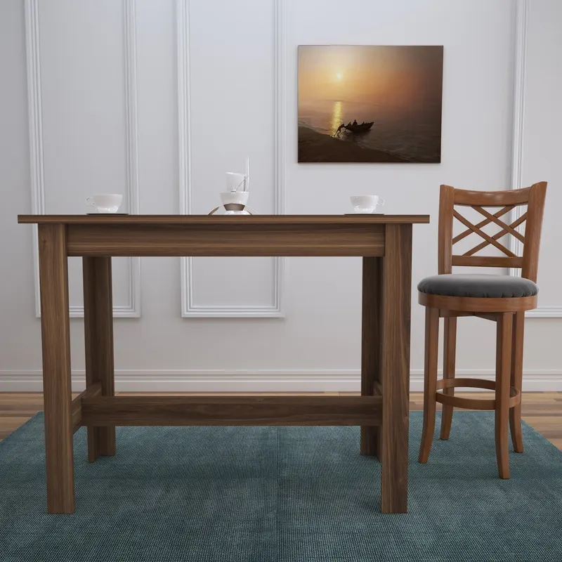 Masă dining Barra, Diverse culori, 120x60x93 cm - Nuc