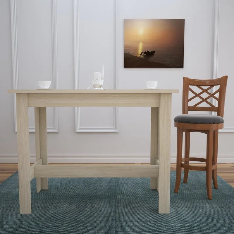Masă dining Barra, Diverse culori, 120x60x93 cm - Stejar