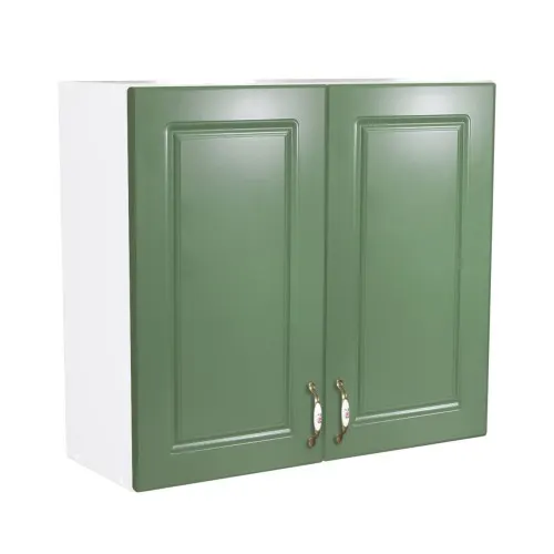 Corp superior 80 cu 2 usi Zebra MDF verde