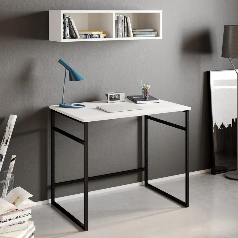 Birou Gama, Diverse culori, 90x60x75 cm - Alb - Negru