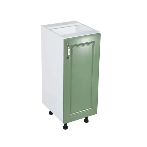 Corp inferior 30 cu 1 usa Zebra MDF Verde drept