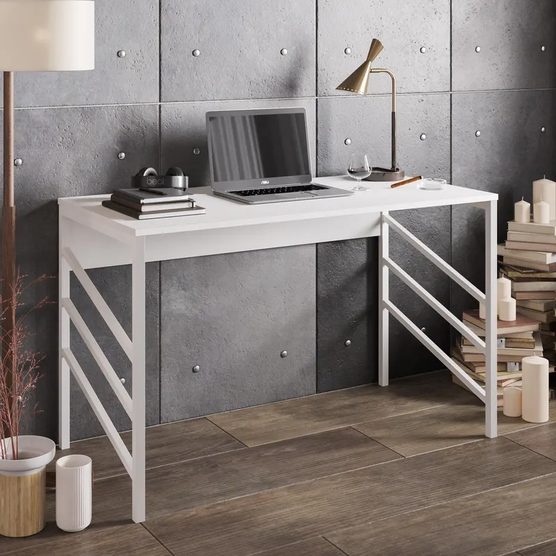 Birou Tuna, Diverse culori, 120x60x75 cm - Alb