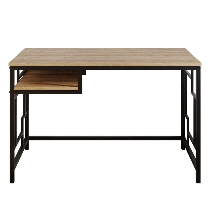 Birou Victory, Diverse culori, 120x60x75 cm - Negru - Nuc