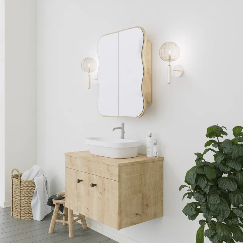 Dulap de baie Day Dream, Diverse culori - Stejar
