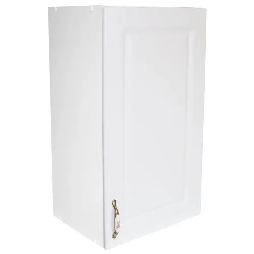 Corp superior 40 cu 1 usa Zebra MDF alb Lucios drept