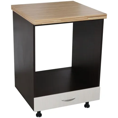 Corp pentru cuptor incorporabil cu sertar Sofia, cu blat artar, 60 x 85 x 60 cm